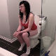 Dirty Maryan takes a piss and a shit while sitting on a toilet. She wipes her ass and sniffs the toilet paper repeatedly. Product not shown. Presented in 720P HD. Over 5 minutes.